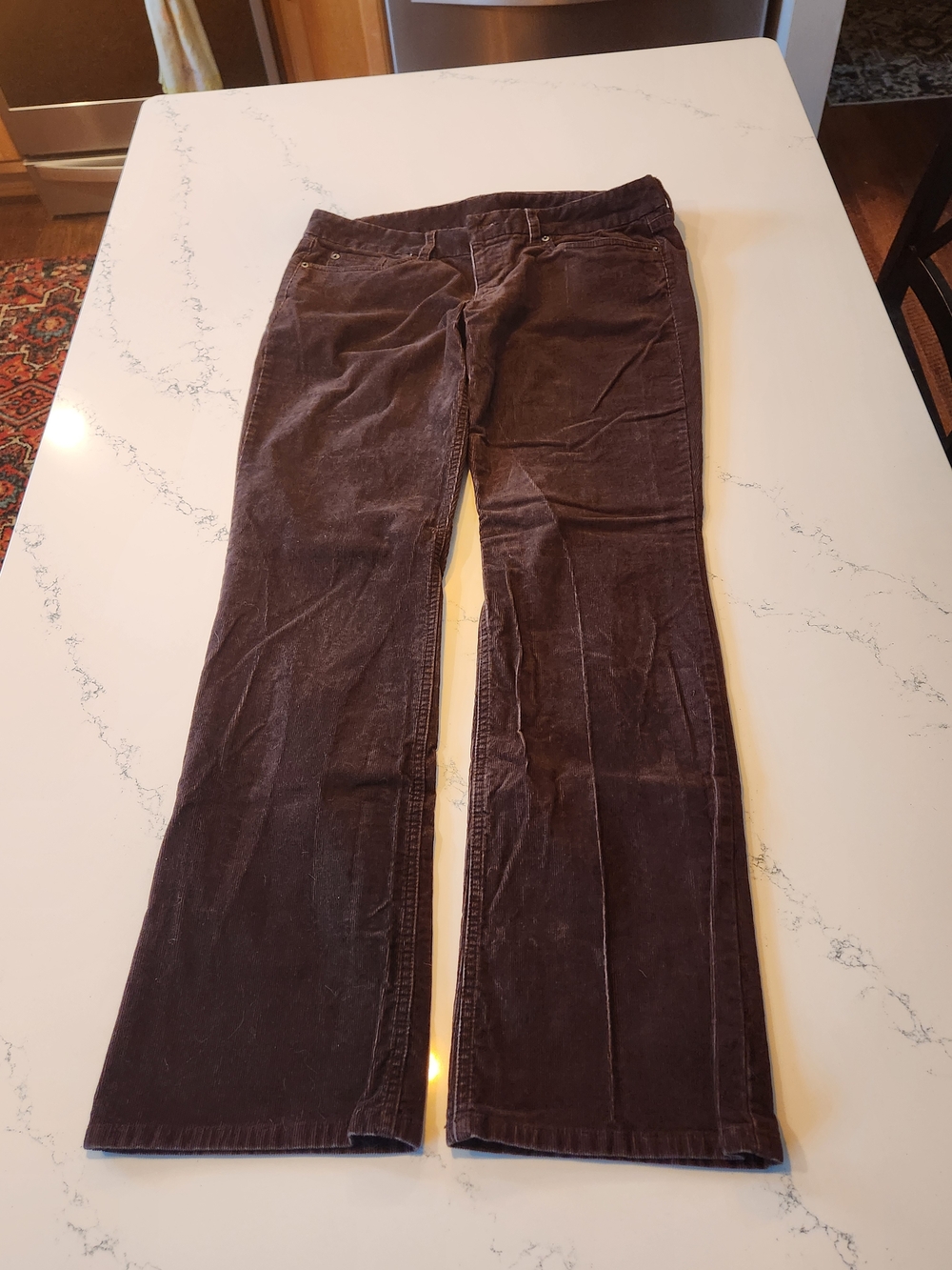 J. Crew Brown Corduroy Wide Leg Jeans